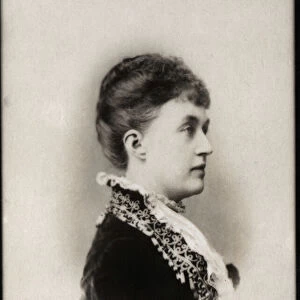 Portrait of Princess Adelheid Marie of Anhalt Dessau (1833-1916)