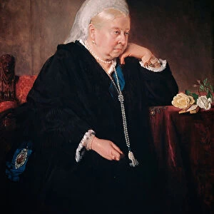 Portrait of Queen Victoria (Painting, 1900)