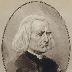 Portraits of Composers: Liszt (litho)