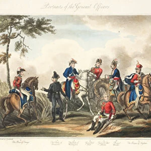 Portraits of the General Officers, pub. H. Colburn, engr Rouse, 1816 (coloured engraving)
