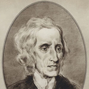 Portraits of Great Philosophers: Locke (litho)