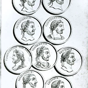 Portraits of Roman Emperors, from The History of the Decline and Fall of the Roman Empire