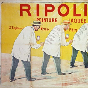 Poster advertising Ripolin gloss paints, early 20th century (colour litho)