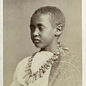 Prince Alamayu, son of Emperor Theodor II, Ryde, England, 1868 (albumen print)