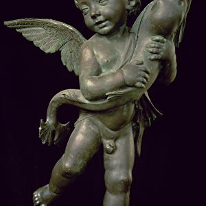 Putto with a dolphin, 1565 (bronze)