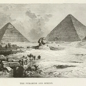 The Pyramids and Sphinx (engraving)