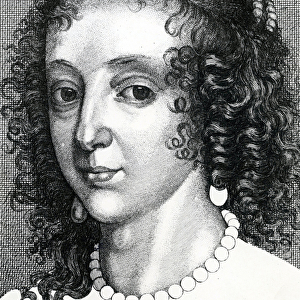 Queen Henrietta Maria, 1641 (engraving)