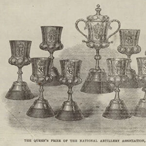 The Queens Prize of the National Artillery Association, Shoeburyness (engraving)