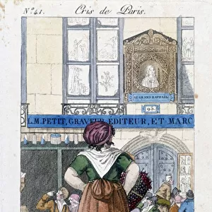 Radish merchant in the streets of Paris - in "Cris de Paris", deb