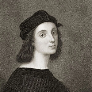 Raphael (Raffaello Sanzio) of Urbino (1483-1520) from Gallery of Portraits