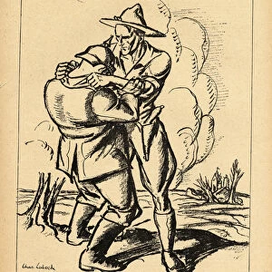 Red Laughter, Satirical in N&B, 1918_8_3: War of 14 -18