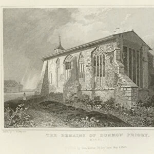 The Remains of Dunmow Priory, Essex (engraving)