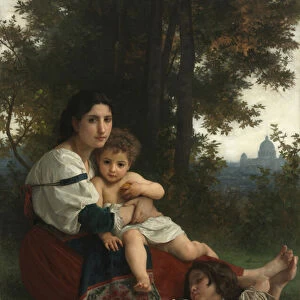 Rest, 1879 (oil on fabric)