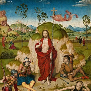 The Resurrection (oil on panel)