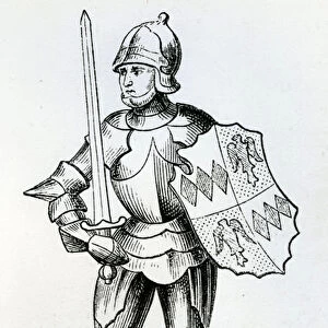 Richard Neville, 16th Earl of Warwick (1420-71) (engraving)