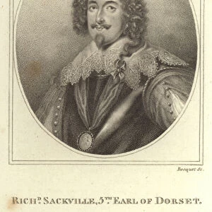 Richard Sackville the 5th Earl of Dorset (engraving)