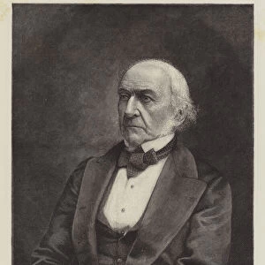 The Right Honourable W E Gladstone (engraving)