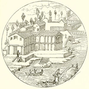 A Roman Villa (engraving)