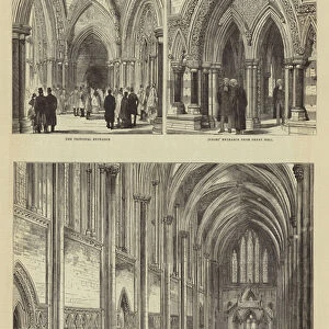 The Royal Courts of Justice (engraving)