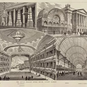 Royal Italian Opera House, Covent Garden, London (engraving)