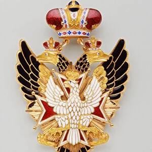 Russia - Order of the White Eagle: insignia belonging to John Charles of Saldanha