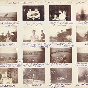 The Russian Imperial Family, page from an album of photographs, c