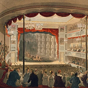 Sadlers Wells Theatre from Ackermanns Microcosm of London"