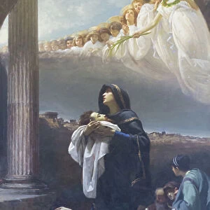 Saint Grata collects the remains of Saint Alexander, 1887 (oil on canvas)