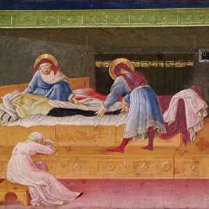 Saints Cosmas and Damian Healing Justin, 1445 (oil & tempera on panel)