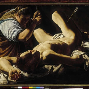 San Sebastian heals by Irene, 17th century (oil on canvas)