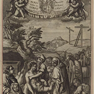 Our Saviour laid in the Sepulcher (engraving)