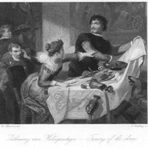 Scene from The Taming of the Shrew (engraving)