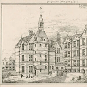 School Board for London, Great Hunter Street Schools, Old Kent Road (engraving)
