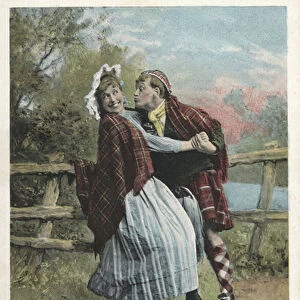 Scotch Courting (colour photo)