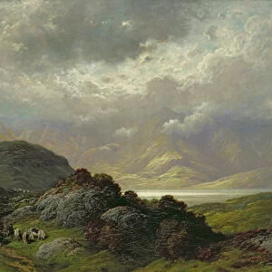 Scottish Landscape (oil on canvas)