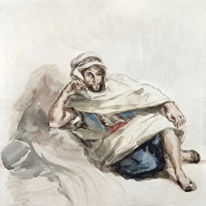 Seated Arab (w / c on paper)