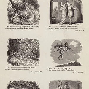 Shakespeare: Midsummer Nights Dream (engraving)