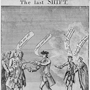 The Last Shift, 1765 (etching)