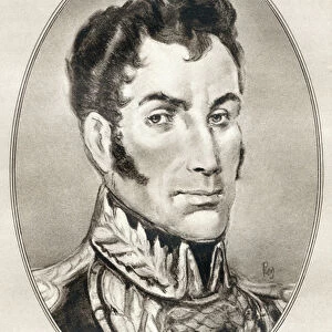 Simon Jose Antonio de la Santusima Trinidad Bolivar Palacios Ponte y Blanco, from Living Biographies of Famous Men
