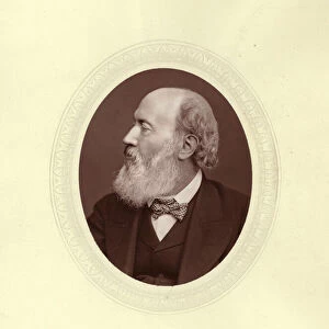 Sir John Gilbert, English artist, illustrator and engraver (b / w photo)