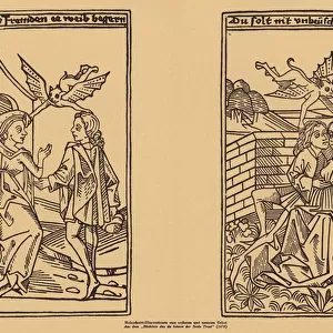 The Sixth and Ninth Commandments, 1478 (woodcut)
