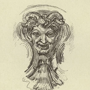 Smiling face (engraving)