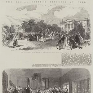 The Social Science Congress at York (engraving)