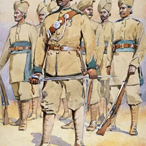 Soldiers of the 33rd Punjabis, Subadar, Punjabi Musalmans