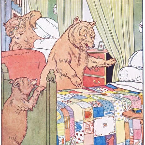 "Somebody has been lying on my bed"(colour litho)