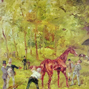 Souvenir d Auteuil, 1881 (oil on cardboard)