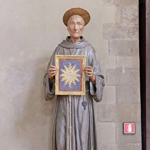 St Bernardino da Siena, 15th century (sculpture)