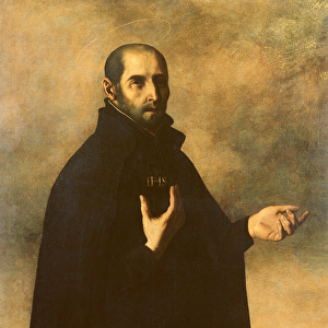 St. Ignatius Loyola (oil on canvas)