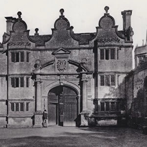 Stanway, The Gate-House (b / w photo)