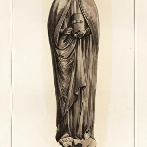 Statue of Saint Genevieve, (c)